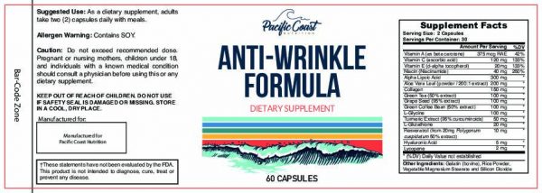 Anti Wrinkle Formula